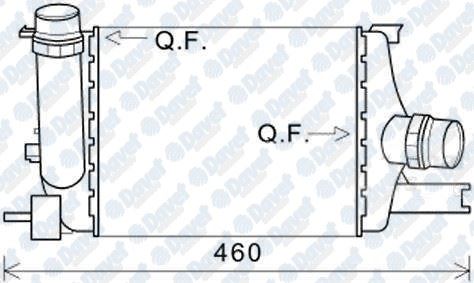 KALE 050CAC060 Turbo Radyatoru (Intercooler) Renault Clio Iv Duster 1.5dci Symbol Iii (Al/Pl)
